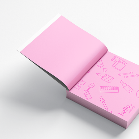 Sticky notes with softcover