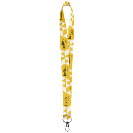 Get your unique 25mm lanyards printed at Helloprint. It is perfect for use at events and company fairs.