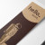 Bookmarks with Kraft Brown paper and a design example from Helloprint