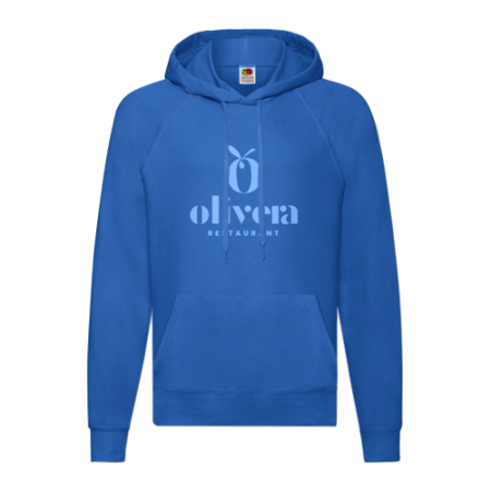 Image of a promotional hoodie that is available in a variety of colours for your brand. 