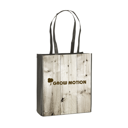A printed shopping bag available with full colour print at Helloprint with personalised options for a cheap price