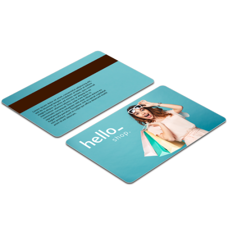 Print PVC cards with magnetic strips at the best price at Helloprint