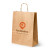 Kraft paper bags with white interior printing
