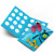Blue foldable loyalty business card