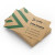 Kraft Brown Business cards with a design example, available at Helloprint