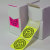 standing Fluor labels on roll