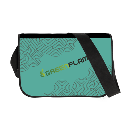 Cheap cross body bag, ideal for business r travelling. At Helloprint you can personalise it with your own logo or design.