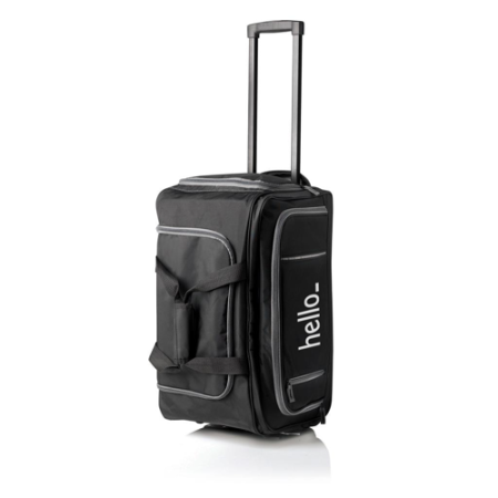 Lightweight Weekend Trolley Bag with Handle, Printed Logo, available at Helloprint