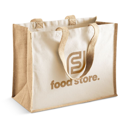 Beach bag with natural colour, perfect for beach days! Only at Helloprint