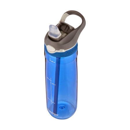 A blue Ashland Water Bottle available at Helloprint with personalised printing options for a cheap price