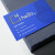 Design example for business cards with a glitter disco foil paper finish, available at Helloprint