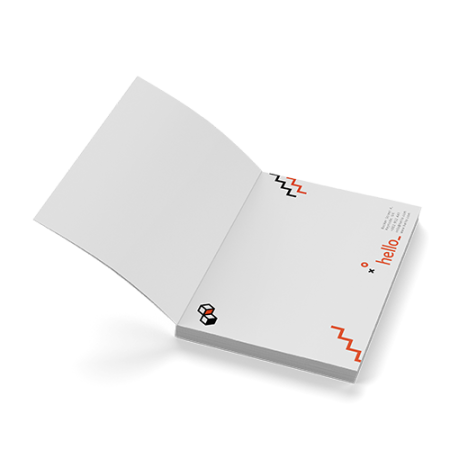 Sticky notes with softcover