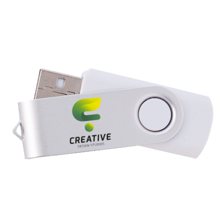 Get your uniquely designed white USBs printed at Helloprint. Cheap and perfect for storing important files and documents.