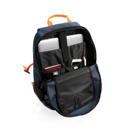 Personalised sport backpack with multiple compartments available at Helloprint.