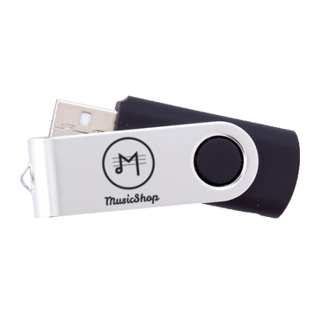 A high quality full colour USB stick available at Helloprint with a custom logo or image printed onto the product.