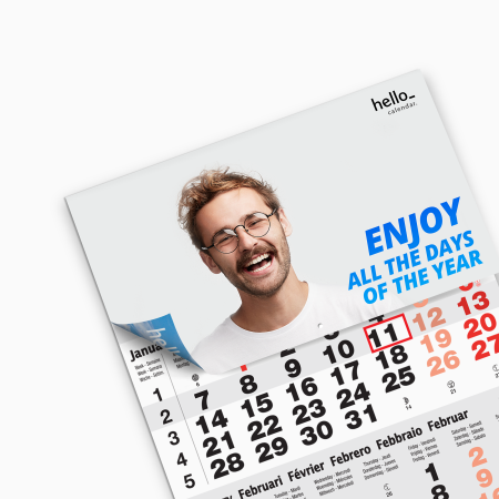 Get your uniquely printed calendar from Helloprint. Use it to never miss any appointment or big occasion.