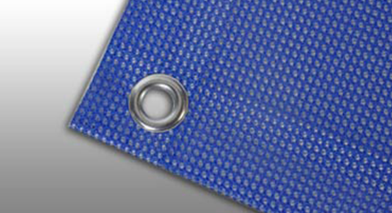 Rings in the corners, with hems