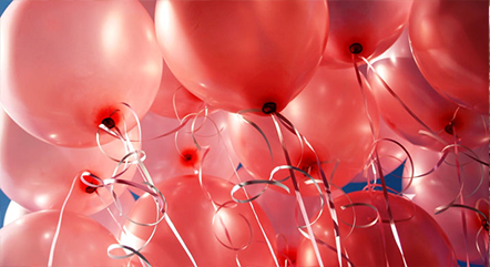 Balloons with Ribbons