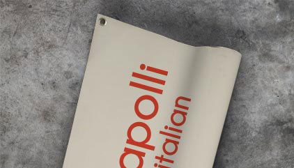 Rings in the corners, without hems