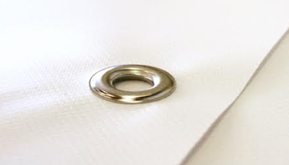 Rings every 30cm, without hems