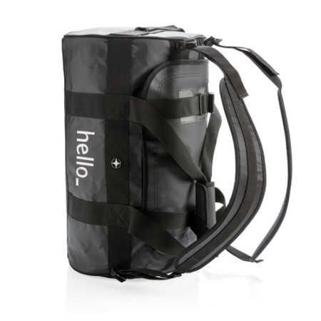 Duffle Bag & Backpack in One with backpack straps and custom print logo from Helloprint