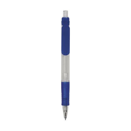 Cheap blue ball-point pen which can be personalised with your own company logo or text at Helloprint.