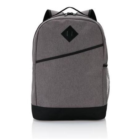 Custom Printed Modern Backpack with various compartments available at Helloprint.