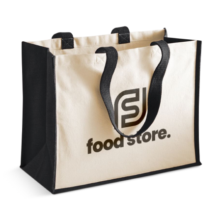 Beach bag in black, perfect for beach days! Only at Helloprint