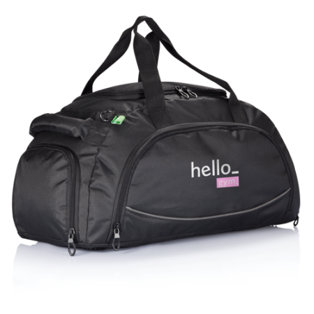 Printed Design of Sports Bag with Shoe Compartment from Helloprint