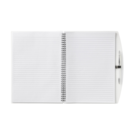 Get your uniquely designed A4 notebook with pen printed at Helloprint. Cheap and perfect for taking notes.