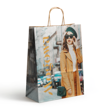 Full colour printed paper bags