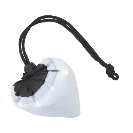 Reusable plastic bag with storage pouch. At Helloprint you can personalise the bag with your own logo or text.