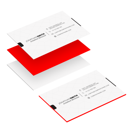 Professional printed multilayer business cards for your networking and business opportunities.