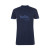 A dark blue Contrast sport t shirt available at Helloprint with a custom logo and text for a cheap price.